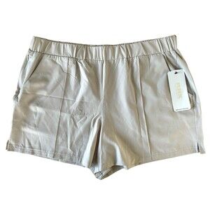 RBX Women's Willow Walking Shorts with Zip Pocket 4" inseam Size XL Sand